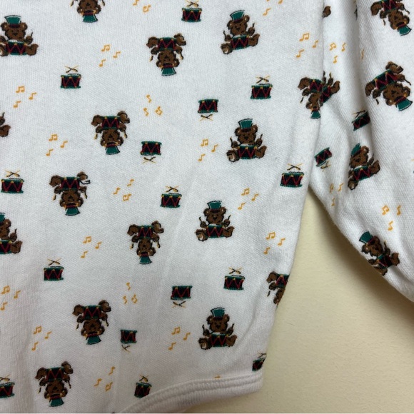 Vintage 2nd Step 24 Months Romper Outfit Bodysuit Teddy Bear Drummers - Picture 2 of 8